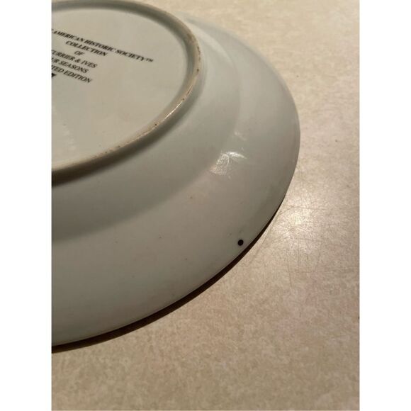 CURRIER and IVES PLATE American Homestead Set 3 - Picture 10 of 10